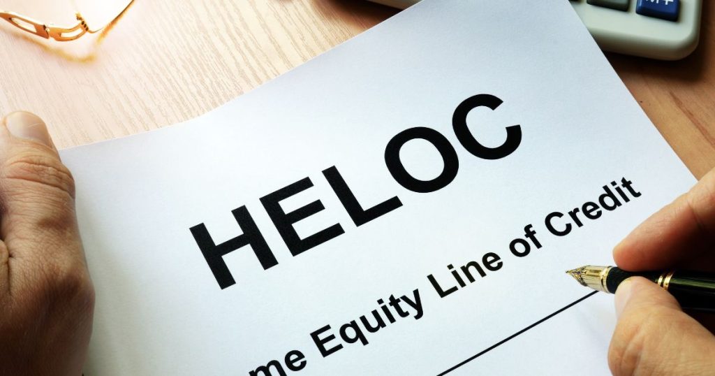 HELOC sign